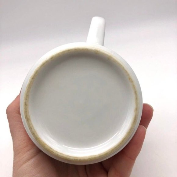 Retro HBBZ Design Coffee Tea Cocoa Mug Strawberries Spoon Cereal Checkerboard - Picture 9 of 9